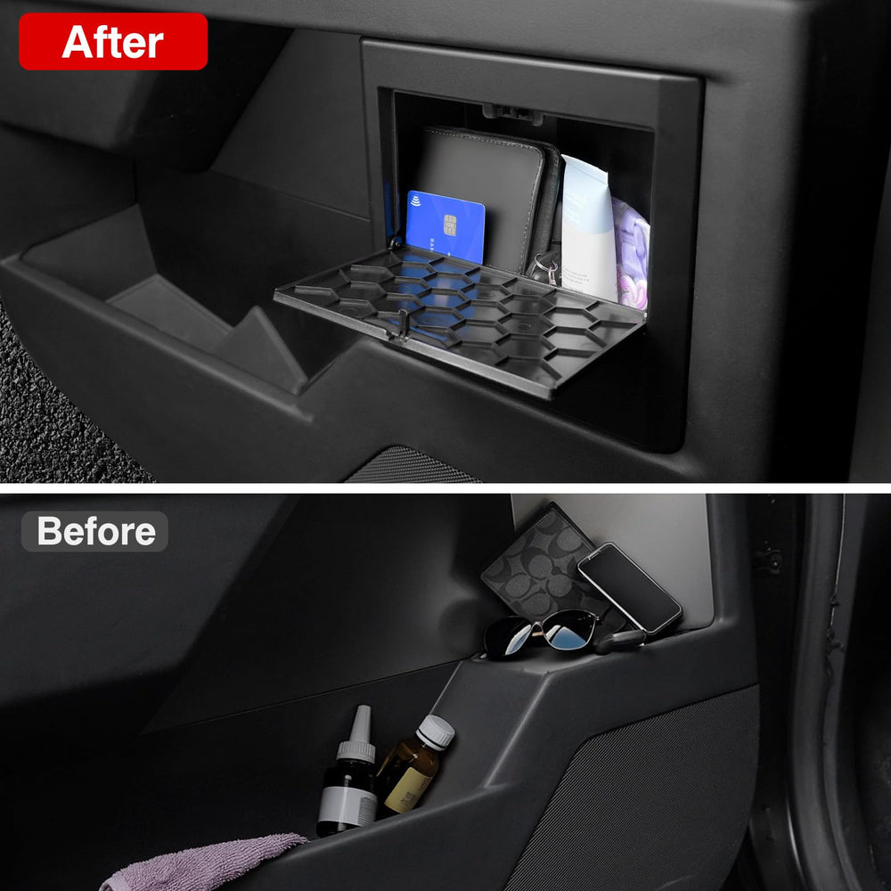 Foronetry in use storing sunglasses and keys for organized cabin benefit