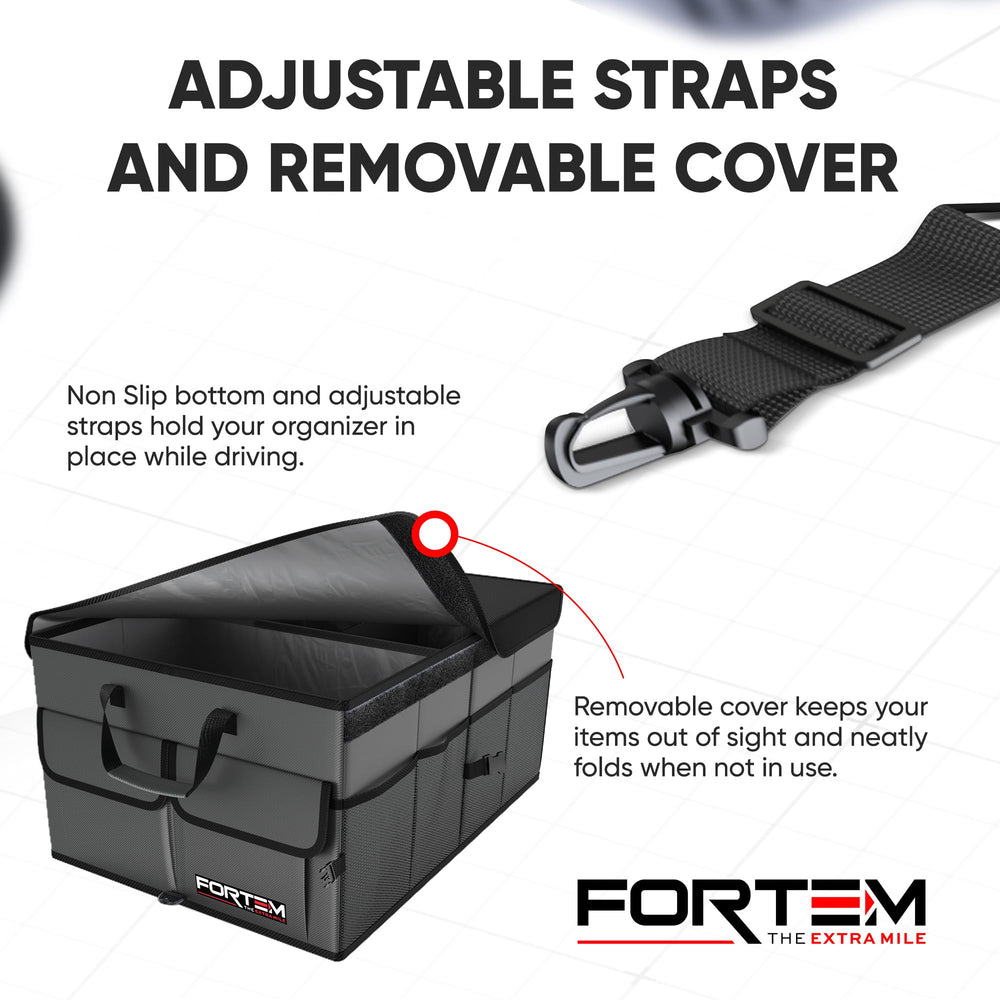 FORTEM collapsed compact storage demonstrating easy folding and space saving