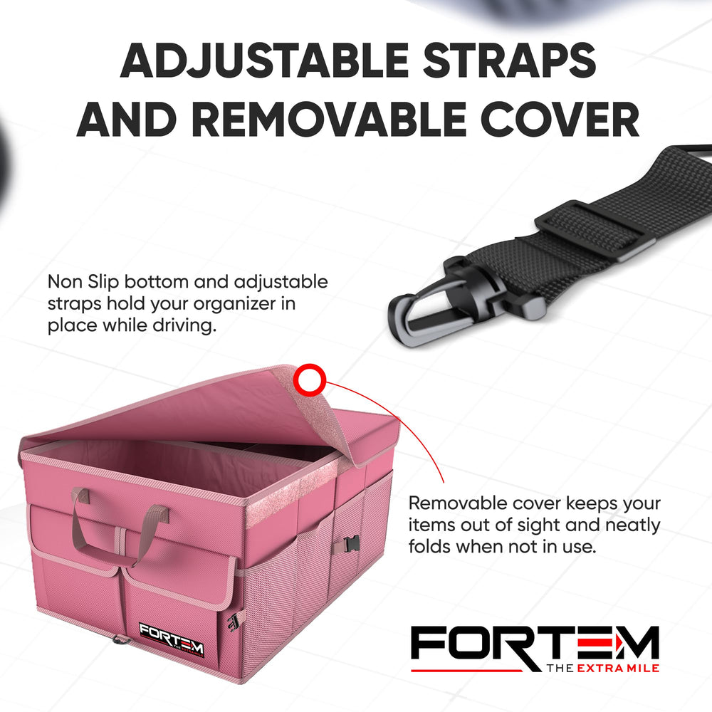 FORTEM two units joined with interlocking buckles for secure organization