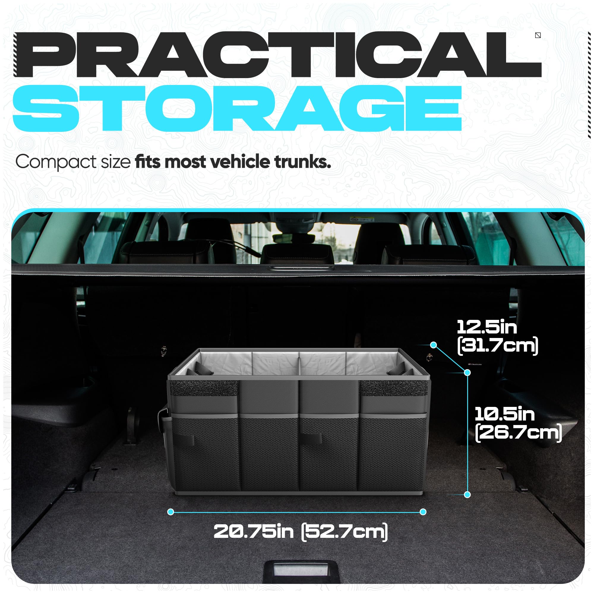 FORTEM removable lid removed showing concealed storage advantage