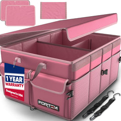 FORTEM front view showing open organizer and compartments for easy loading