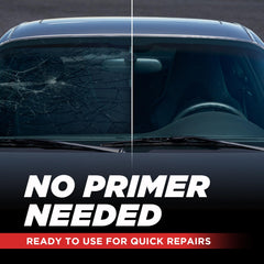 FORTIVO adhesive bead applied on windshield frame demonstrating non-sag vertical performance