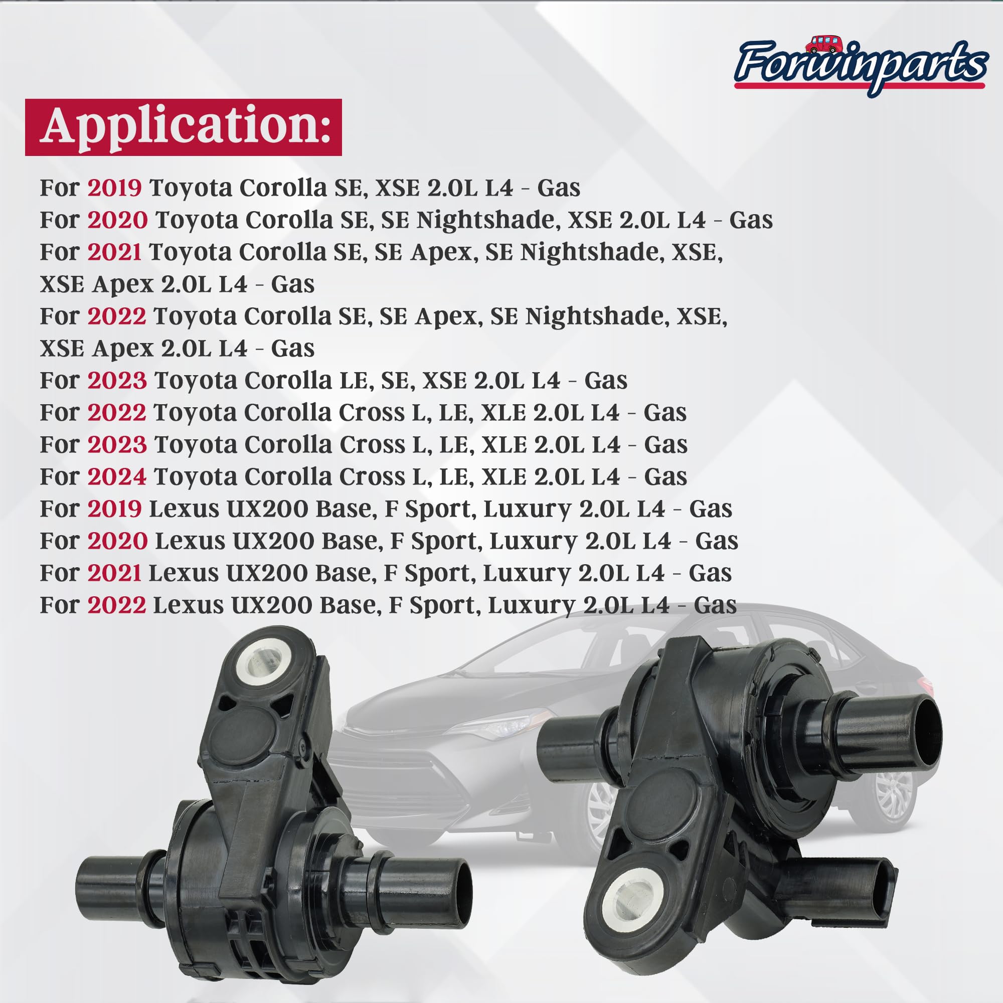 Forwinparts mounting flange detail showing secure bolt alignment benefit