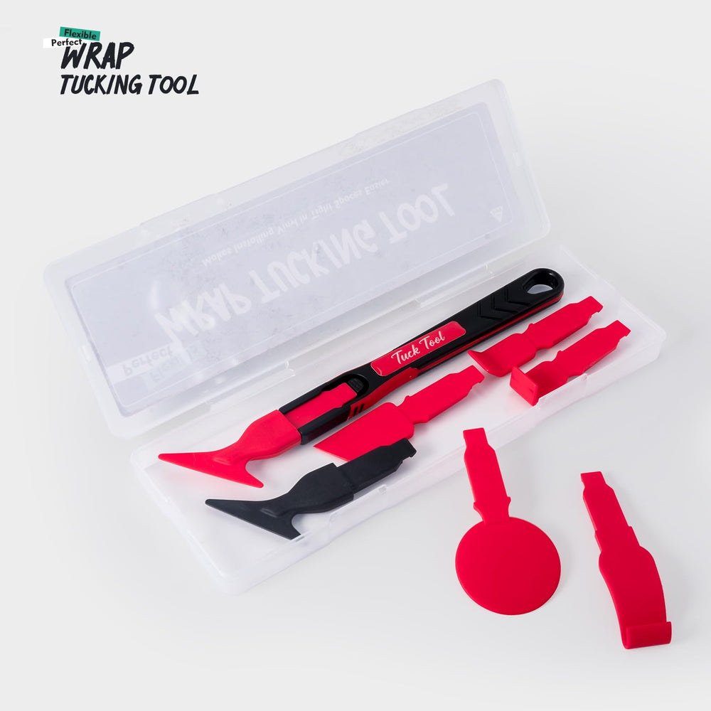 FOSHIO clear plastic case holding tools for convenient storage and transport