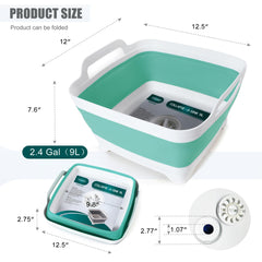 FOSJGO basin folded flat for easy storage and space savings in small areas