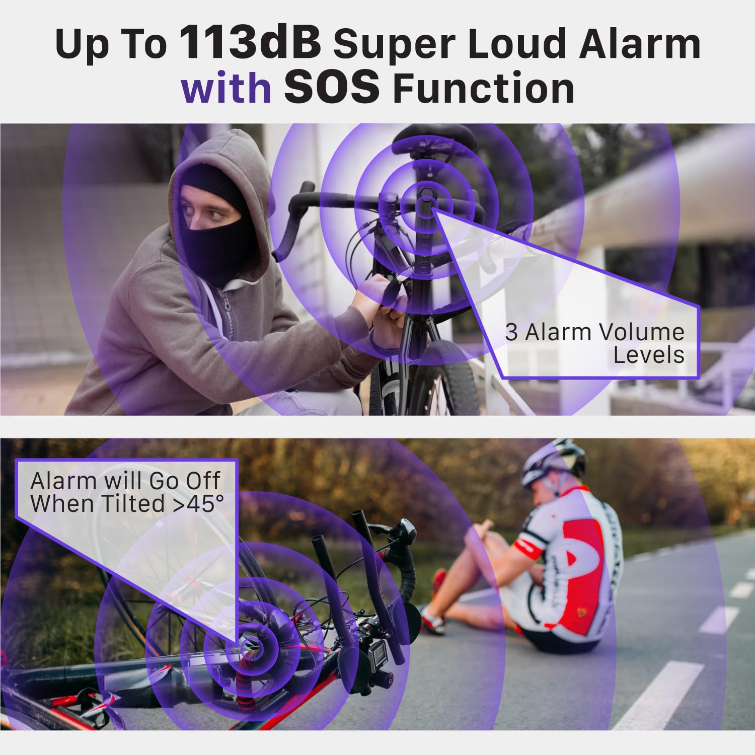 Fosmon textured side profile highlighting IP65 waterproof housing and outdoor durability