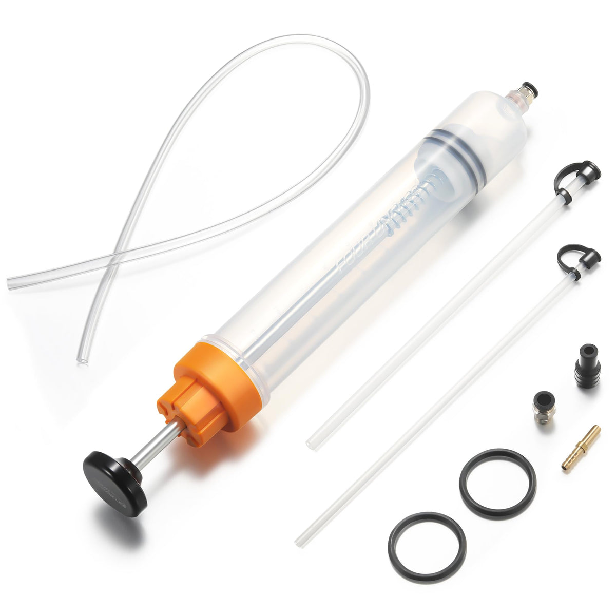 FOUR UNCLES syringe front view showing full tool and durable build for reliable service