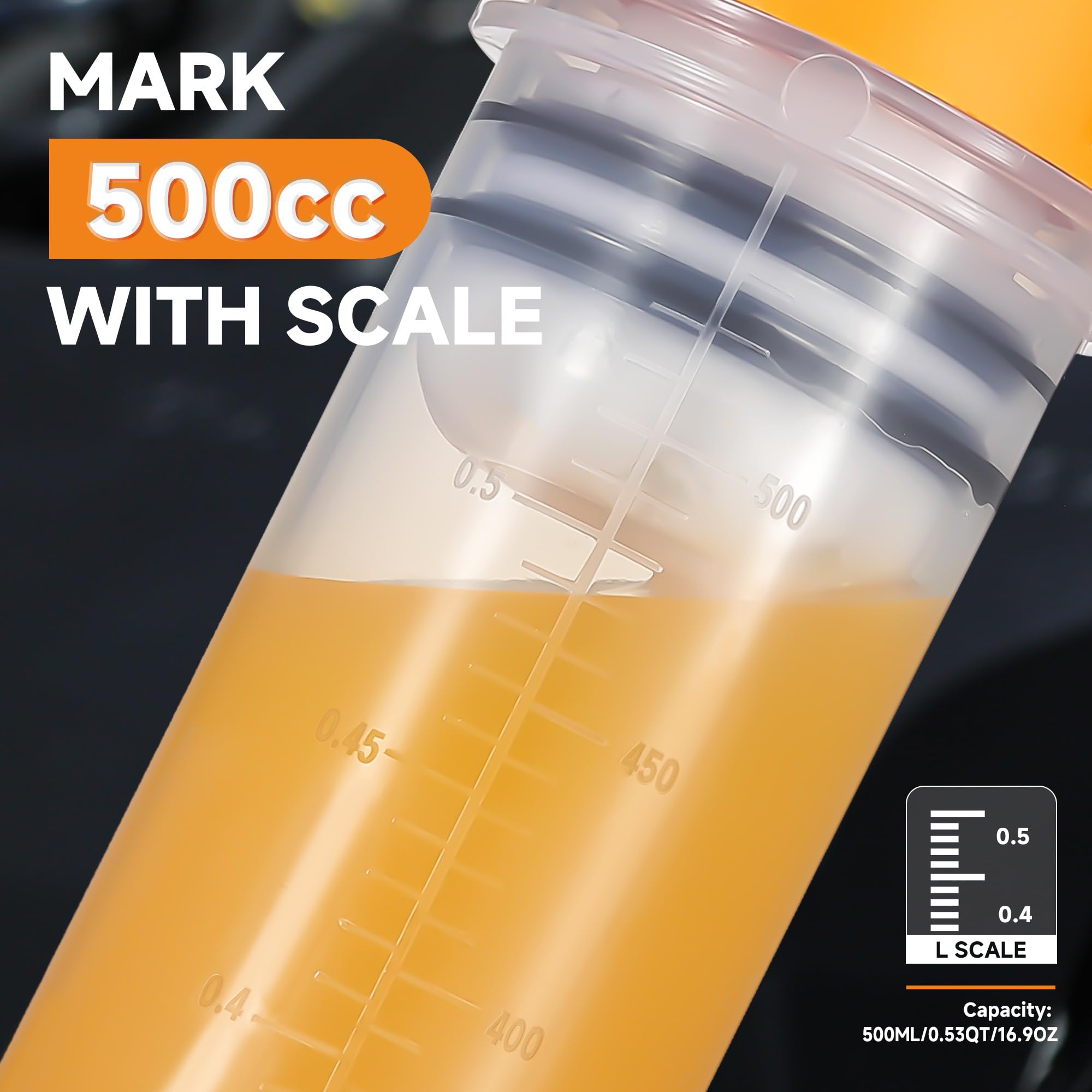 FOUR UNCLES syringe being used on a transmission showing clean extraction and control