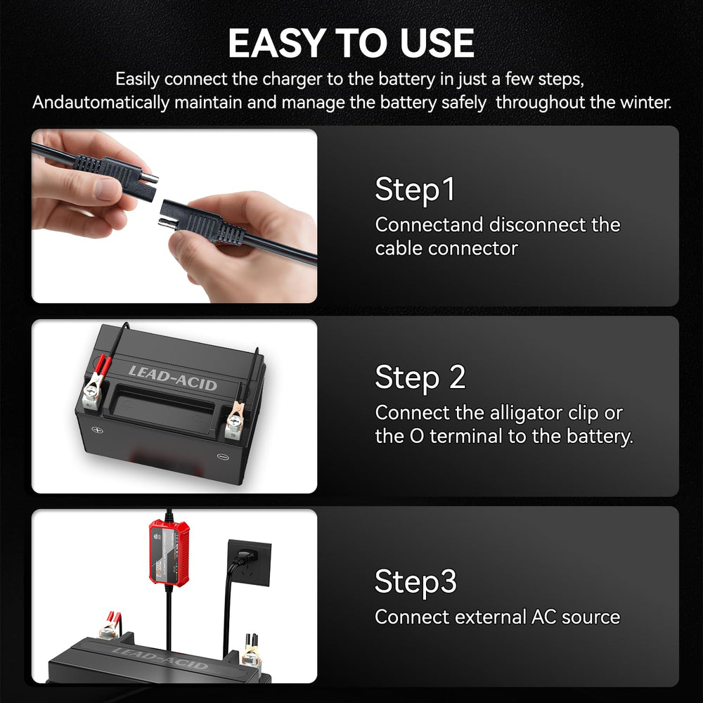 FOVAL charger cables stretched showing long reach and installation flexibility benefit