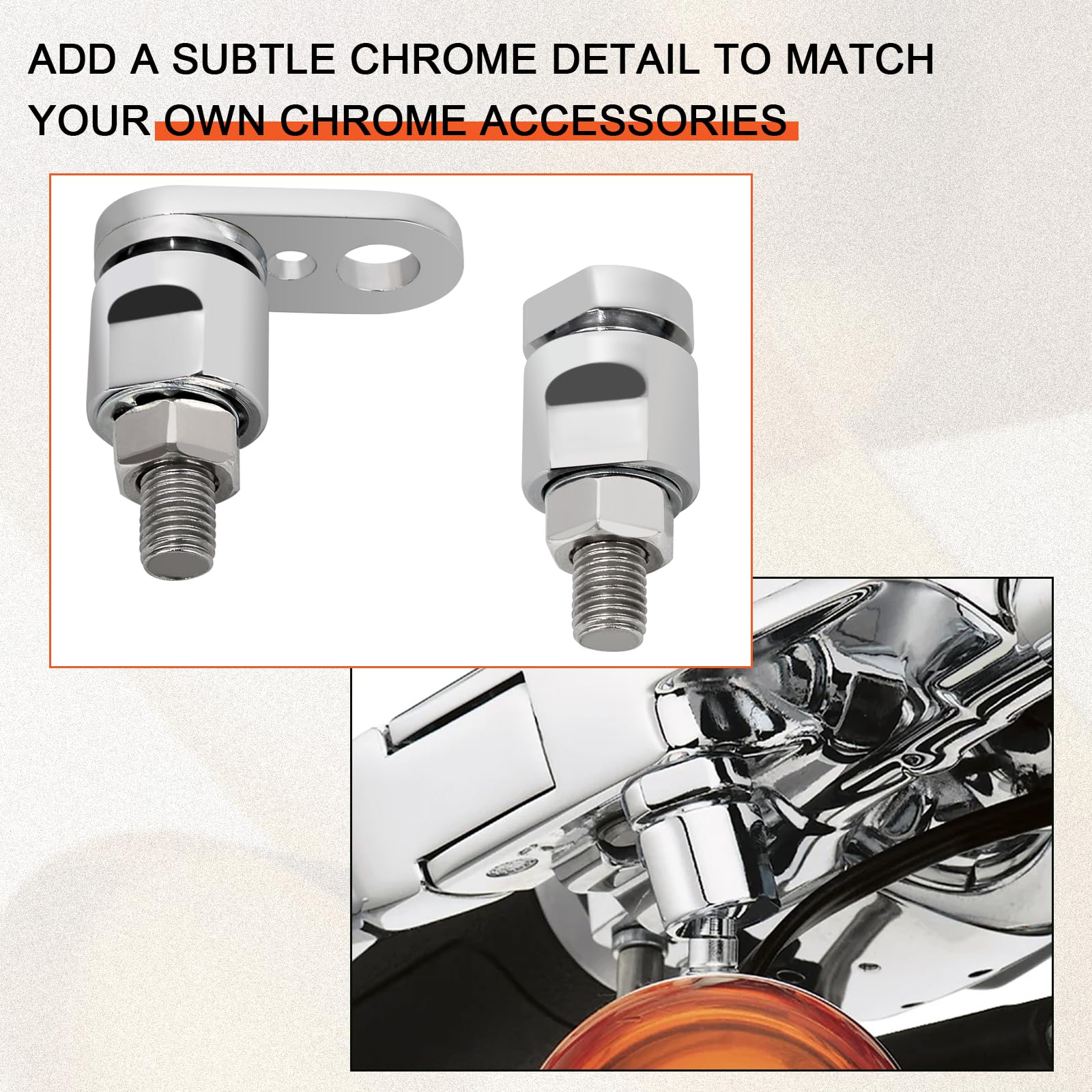 FOVPLUE chrome finish detail highlighting corrosion resistance and shine