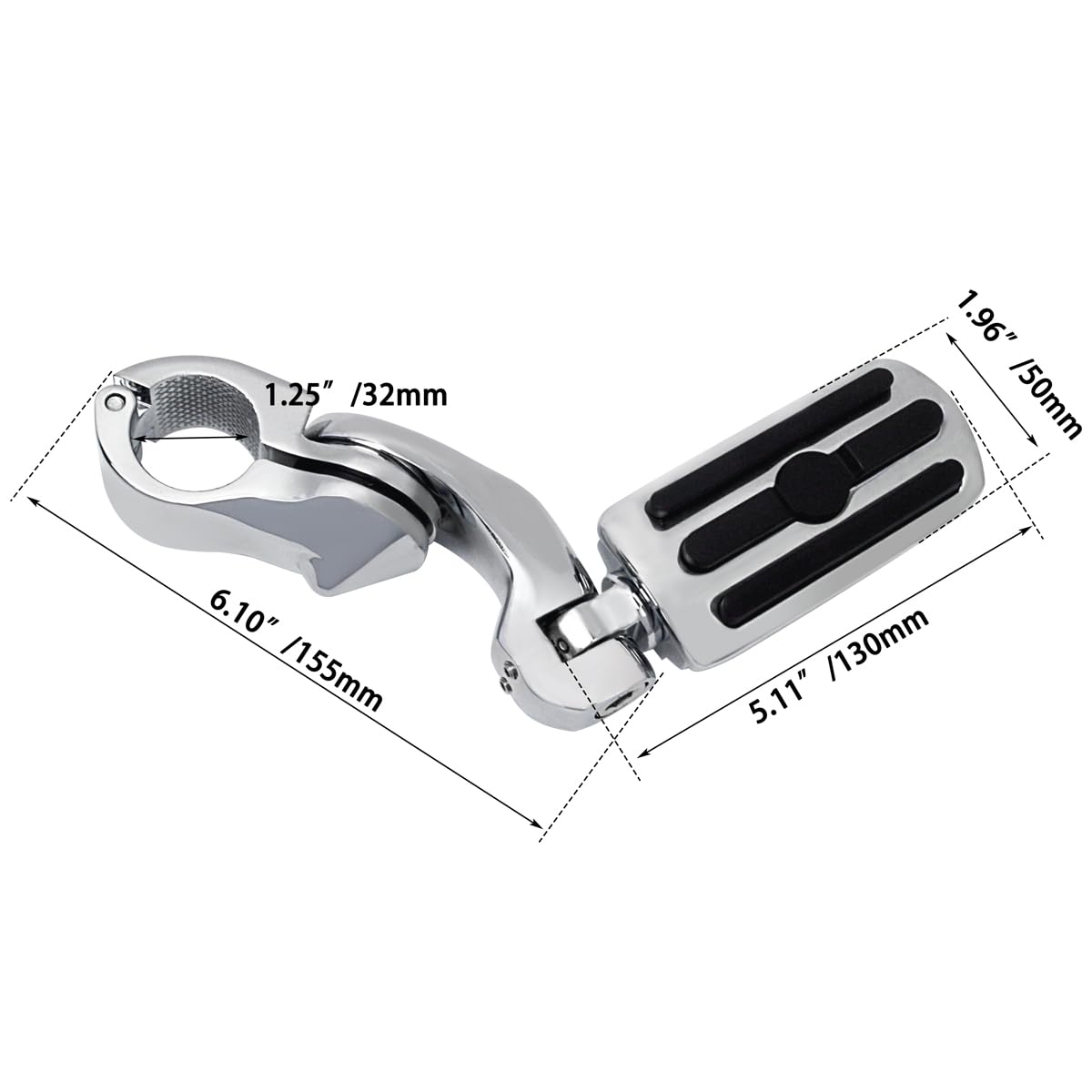 FOVPLUE detail of clamp and fastener closeup showing secure mounting and easy adjustment