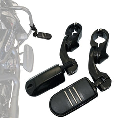 FOVPLUE front packaging showing highway pegs and clamps, clear product info