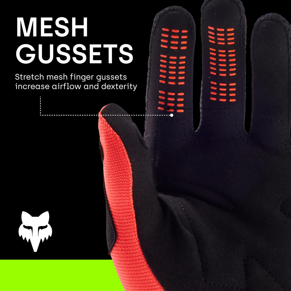 Fox Racing Dirtpaw worn by rider on trail illustrating grip and control benefits