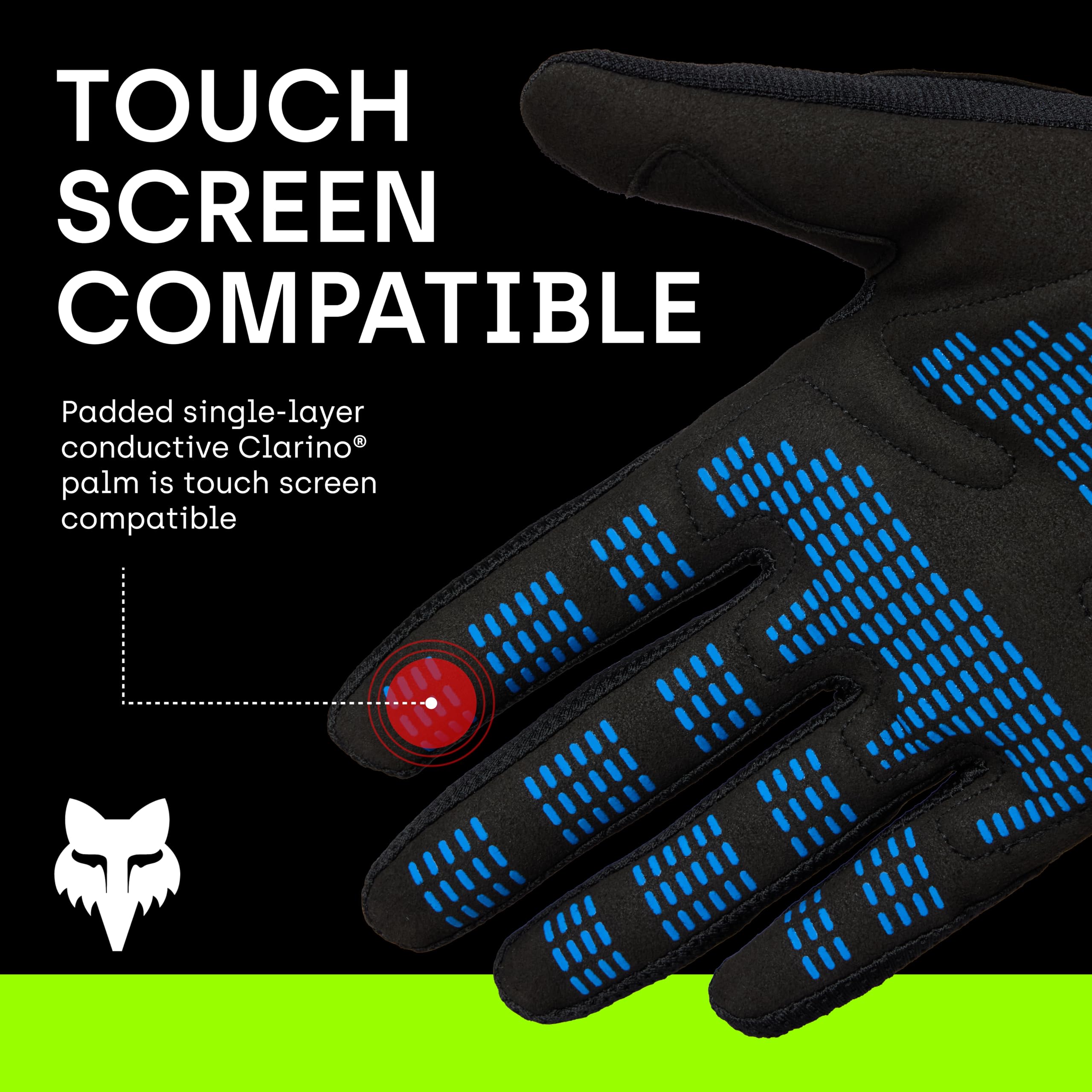 Fox Racing Dirtpaw TPR knuckle detail demonstrating flexible impact protection