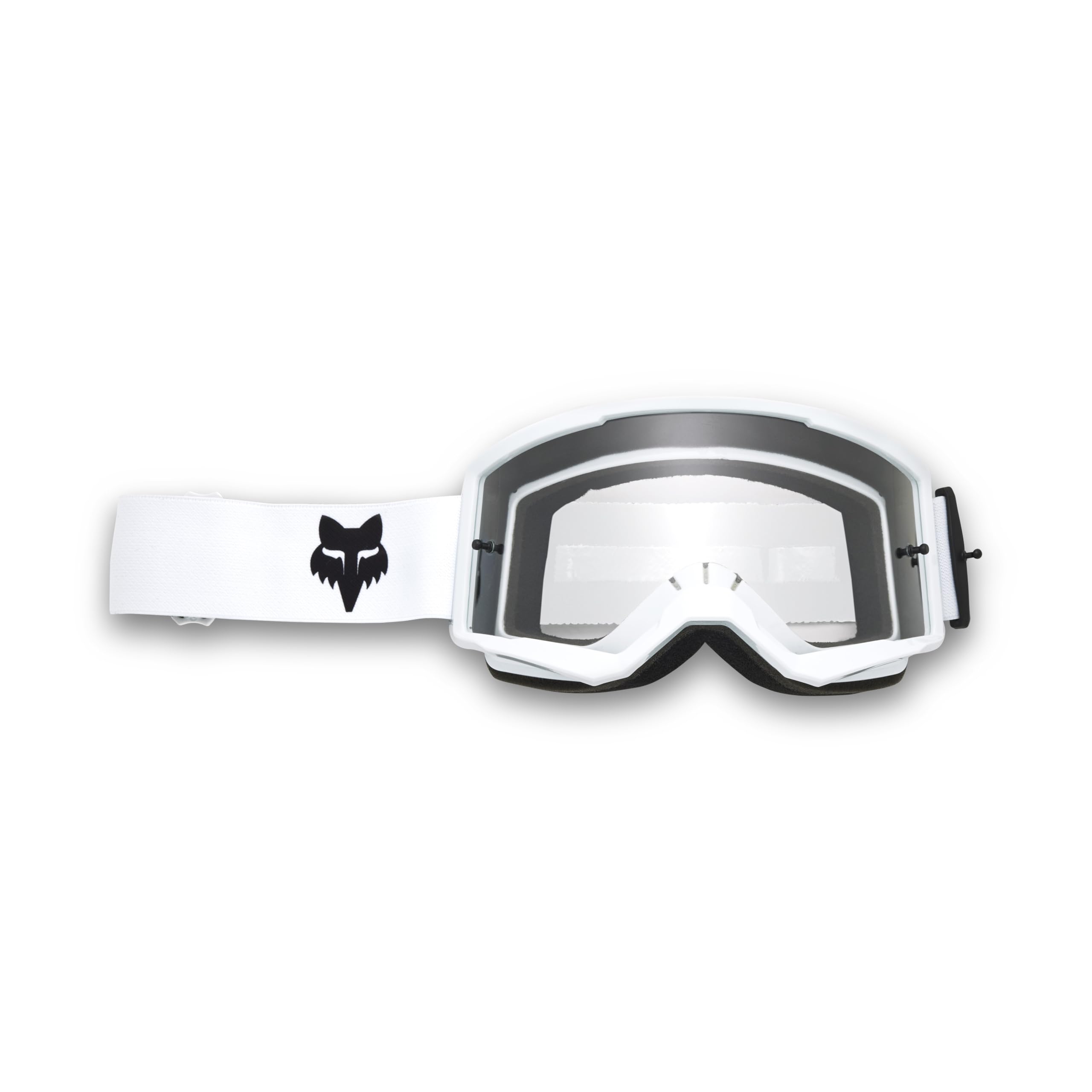 Fox Racing main goggle front view showing wide viewport and clear sightlines