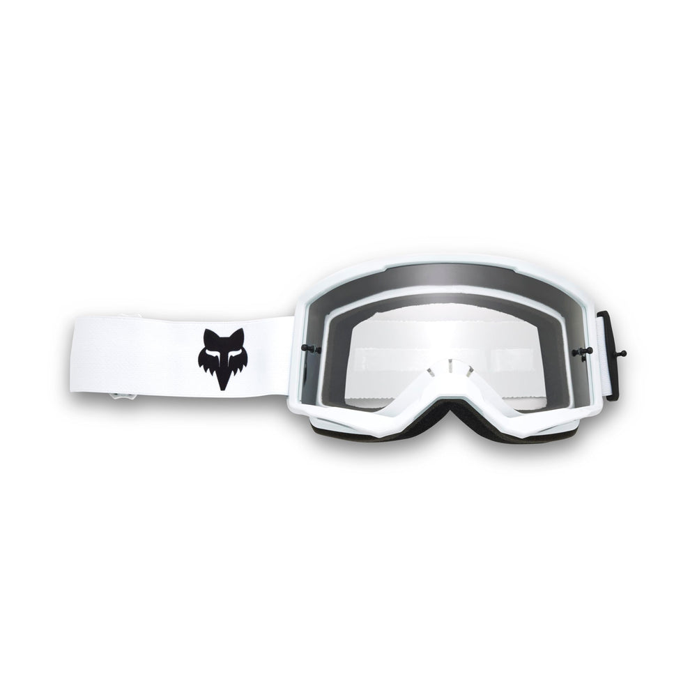 Fox Racing main goggle front view showing wide viewport and clear sightlines