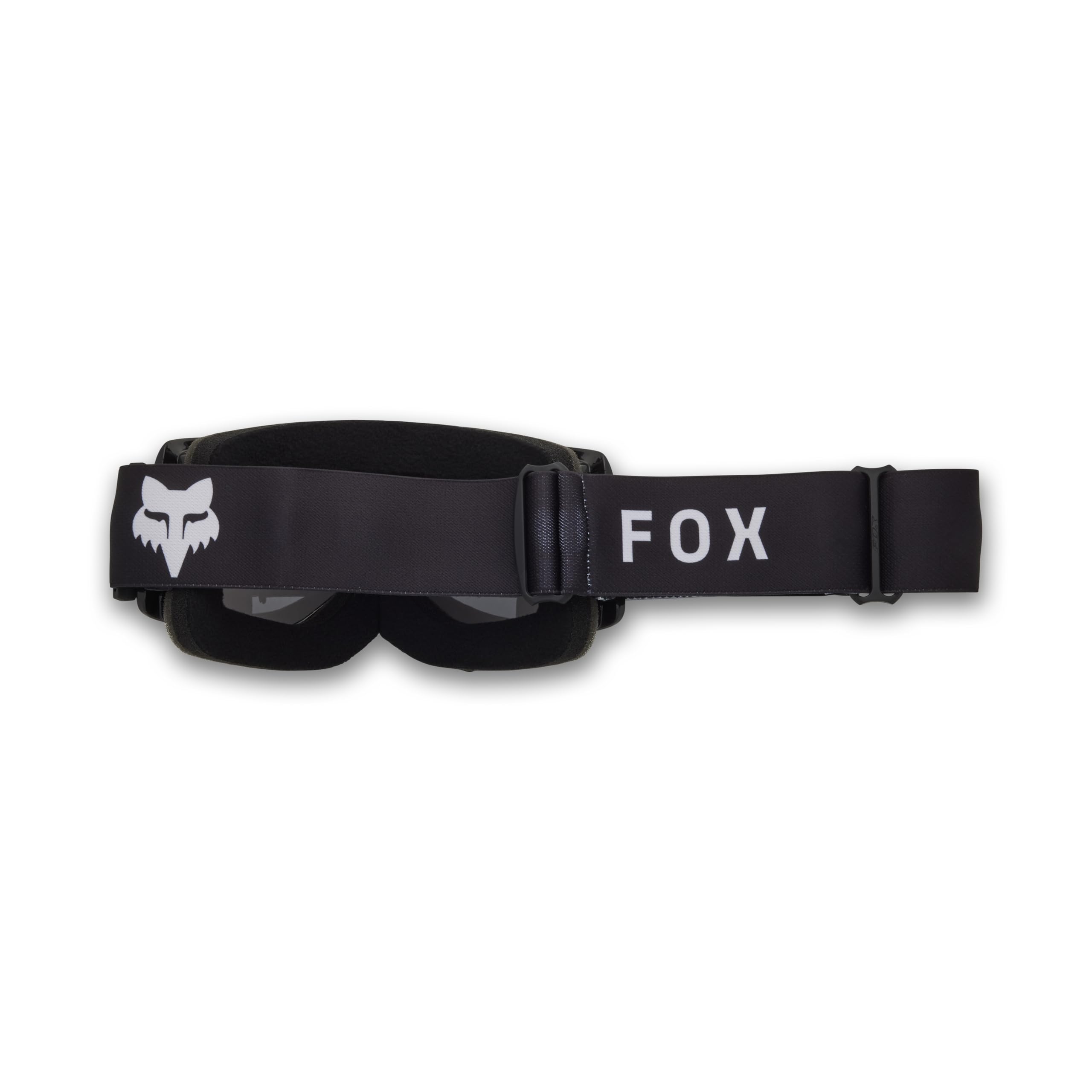Fox Racing close-up of mirrored lens highlighting clear optics and glare control
