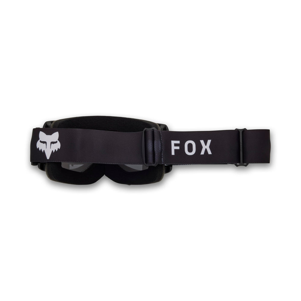Fox Racing close-up of mirrored lens highlighting clear optics and glare control