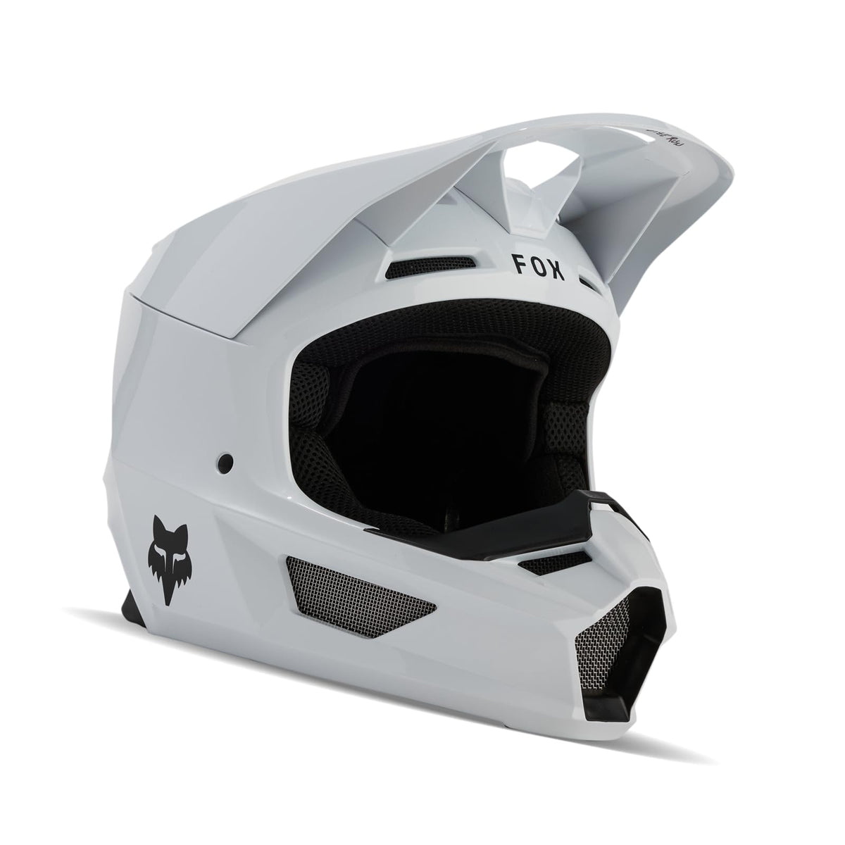 Fox Racing V Core front view showing helmet protection and confidence