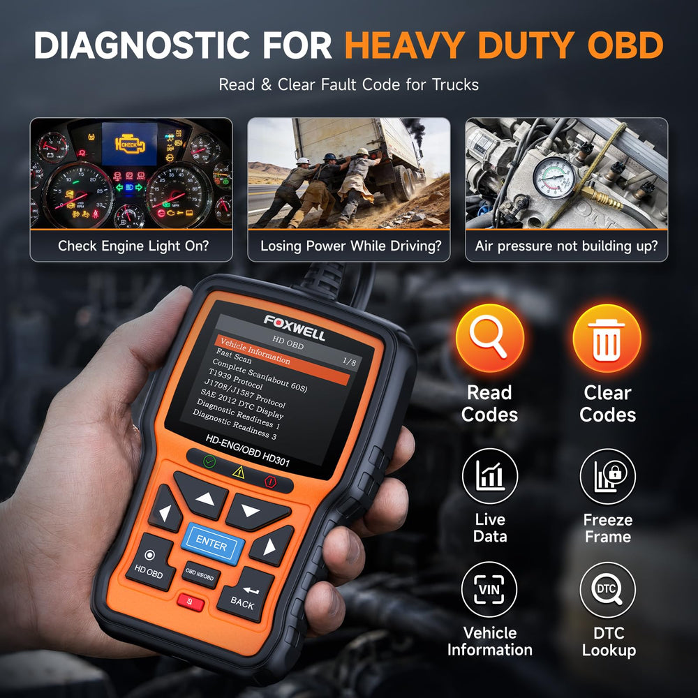 FOXWELL screen displaying live engine data to speed troubleshooting