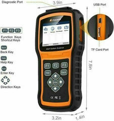 FOXWELL close-up of keypad and buttons, easy operation in workshop conditions