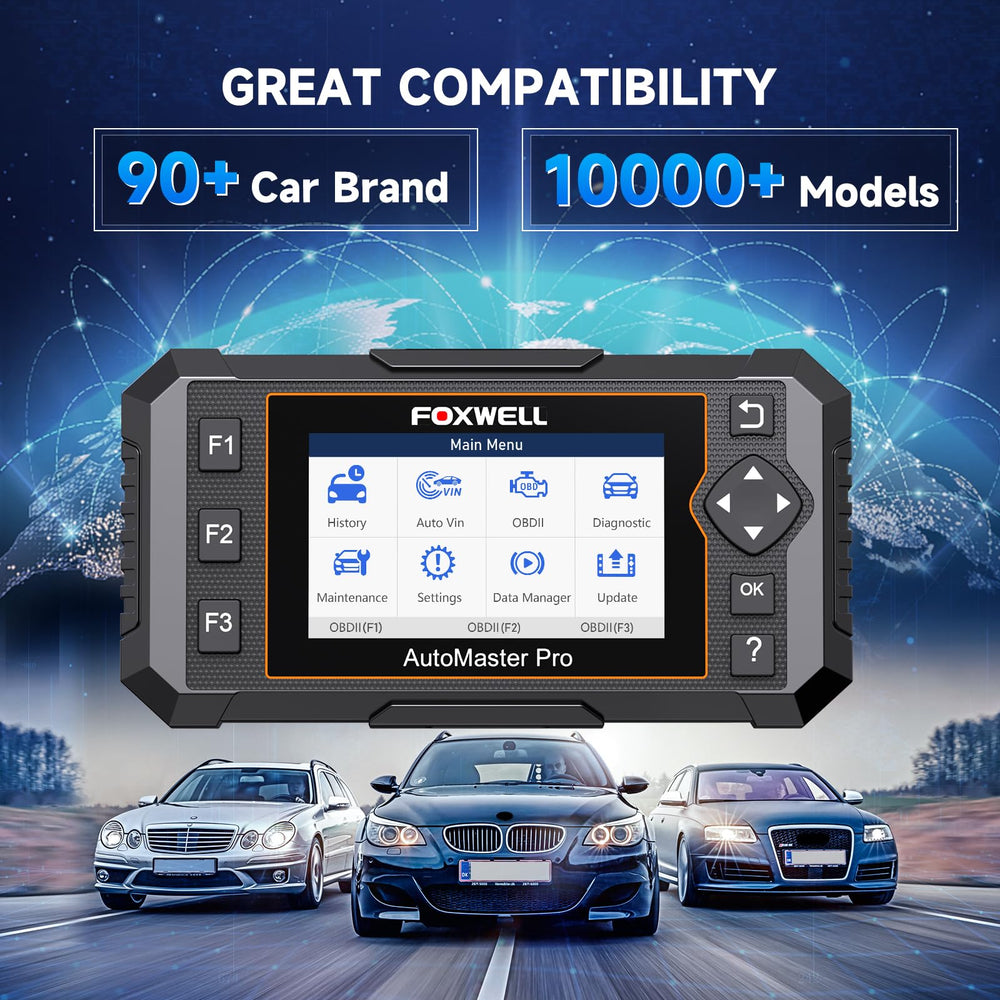 FOXWELL NT614 graphing oxygen sensor voltages to spot performance issues quickly