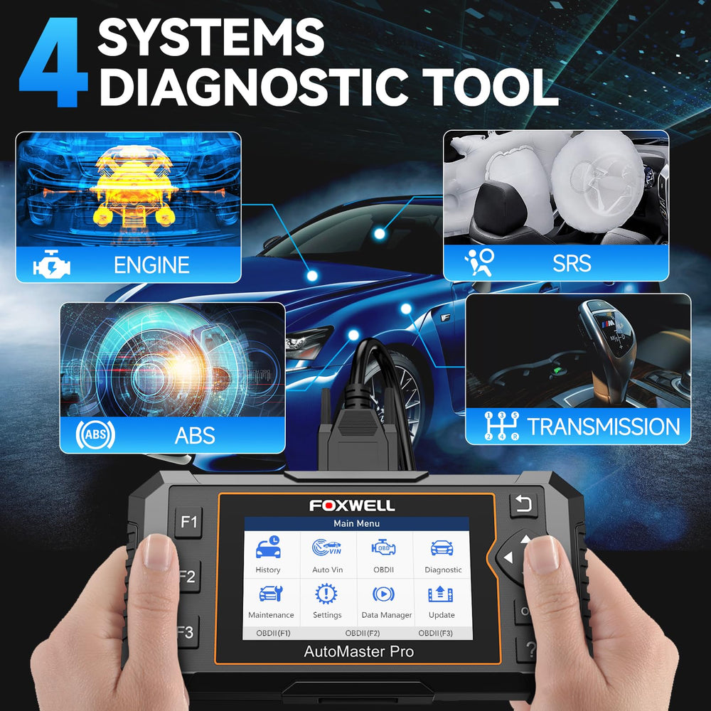 FOXWELL NT614 live data screen displaying graphs and values for faster troubleshooting