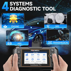 FOXWELL NT614 live data screen displaying graphs and values for faster troubleshooting