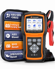 FOXWELL NT630 Pro front view showing display and handheld benefit