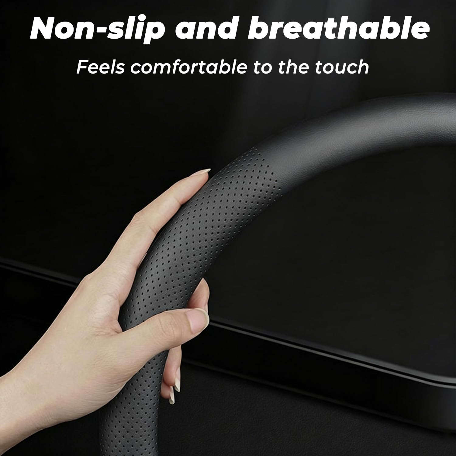 FQMY installed on VW Tiguan steering wheel improving control and look
