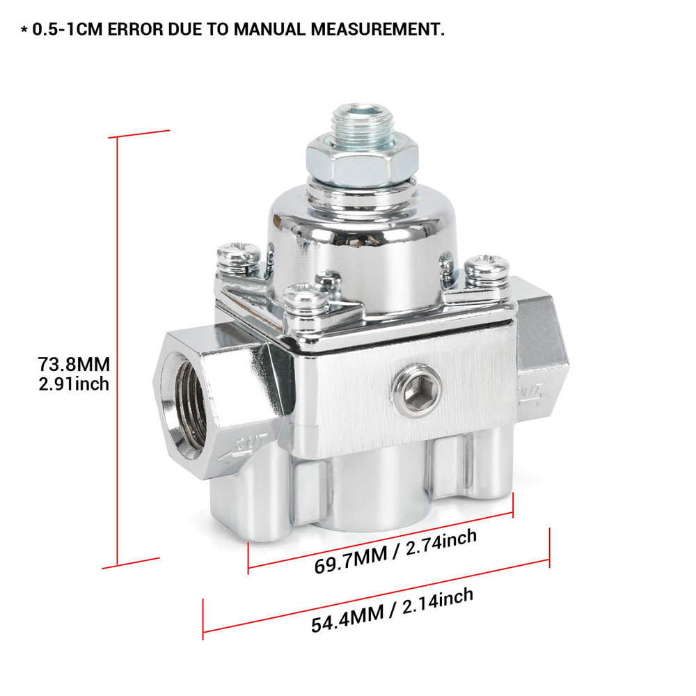 FQRANBO closeup of gauge scale with 1 PSI increments for precise monitoring