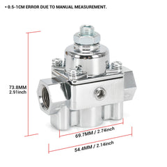 FQRANBO closeup of gauge scale with 1 PSI increments for precise monitoring