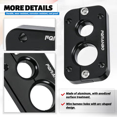FQRANBO side profile with visible dimensions for correct firewall fit and planning