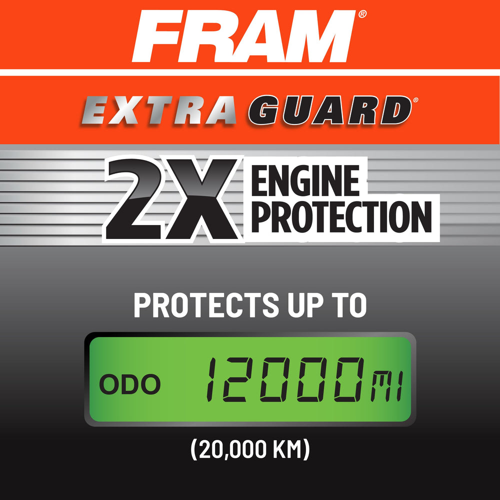 FRAM CA10163 installed in engine bay showing clean airflow protection