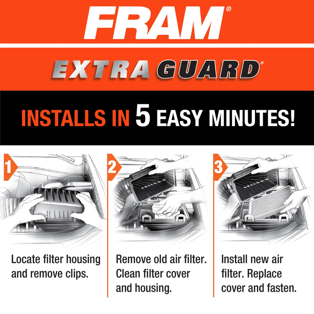 FRAM CA10163 retail packaging and label for simple identification