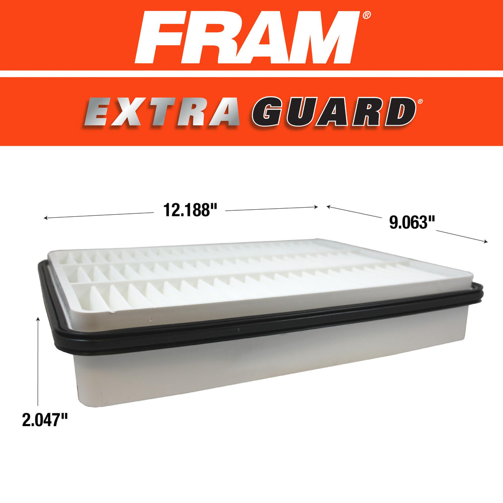 FRAM CA8918 installed in engine bay demonstrating correct fit and easy maintenance access