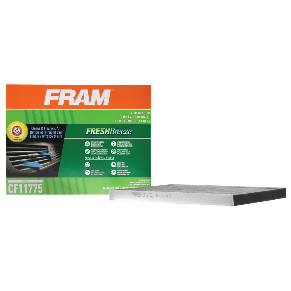 FRAM Fresh Breeze front packaging showing brand and fitment benefits