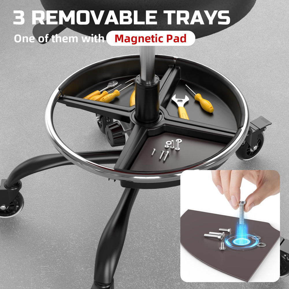 FREEKYROCK adjustable footring showing ergonomic leg support option