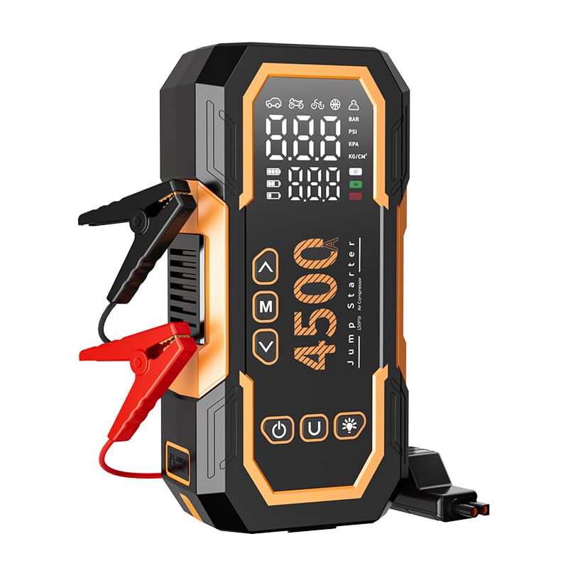 Frequeg large LCD closeup showing pressure and battery readouts for clear monitoring