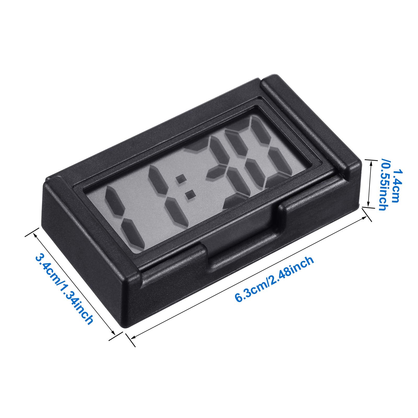 Frienda clock attached to car dashboard giving drivers an easy visible time reference for safer driving