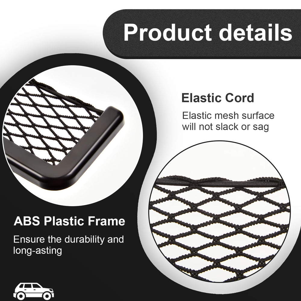 Frienda pocket mounted on a car seatback keeps essentials organized and reachable