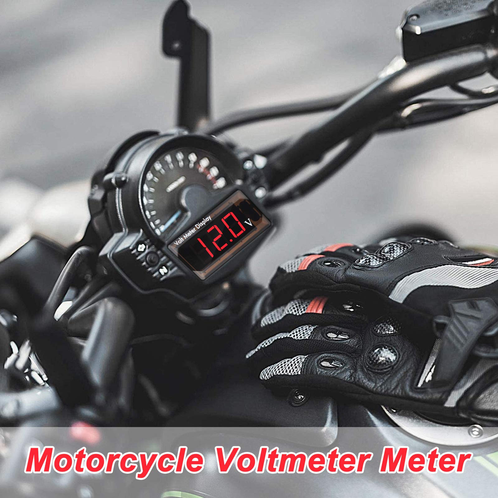 Frienda voltmeter next to a coin for scale demonstrating compact size and discreet fit