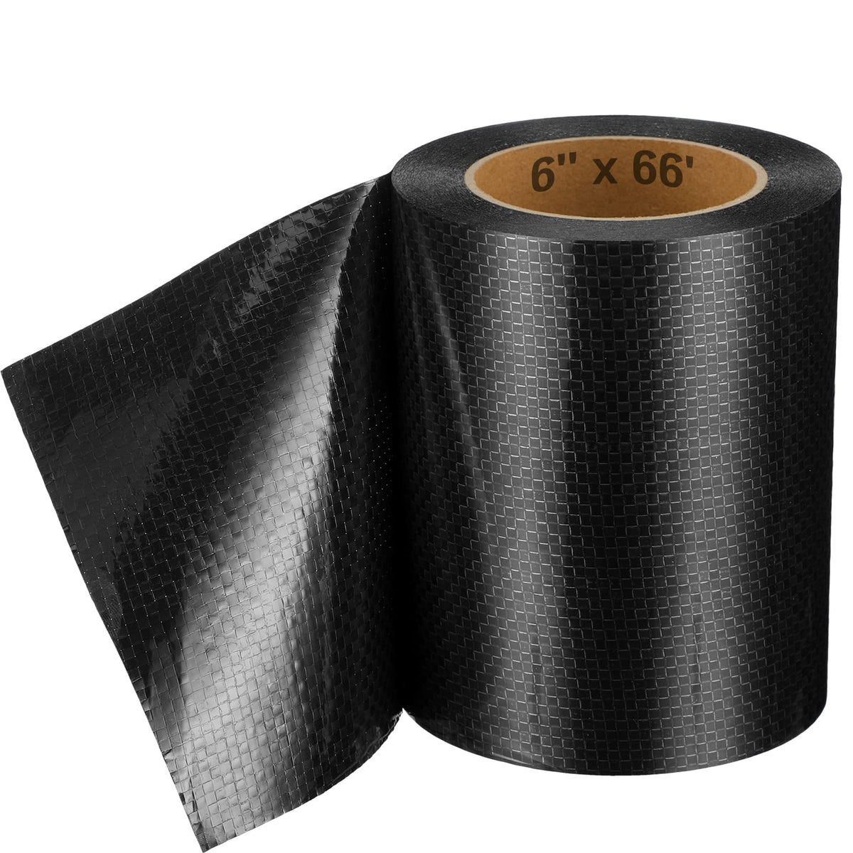 Frienda front view of 6x66 underbelly tape roll showing packaging and length benefit