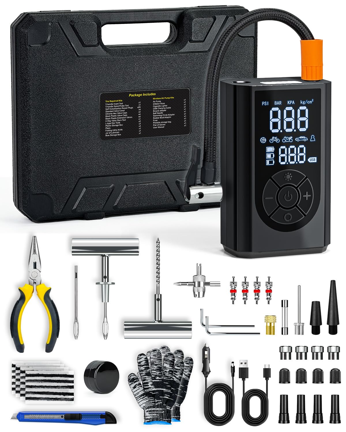 FRIWOLE front view carrying case open showing organized kit and quick access