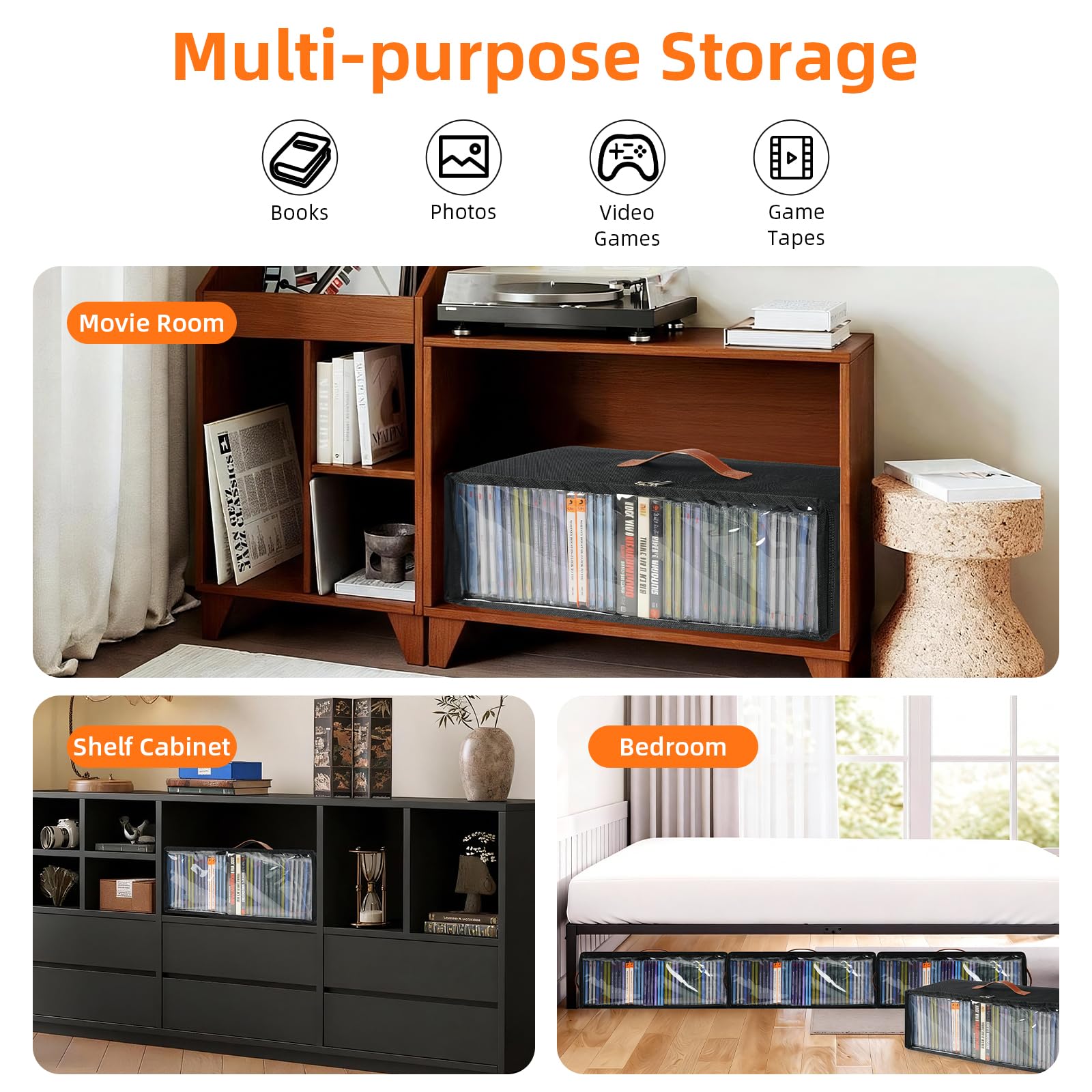 Frlanse storage box in media room decluttering shelves and improving organization benefit