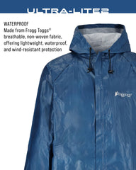 FROGG TOGGS elastic cuff detail reducing water entry and improving fit