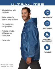 FROGG TOGGS adjustable hood detail providing secure fit and rain coverage