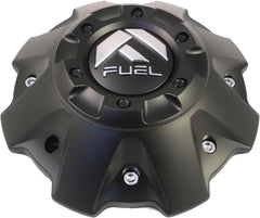 FUEL OFF-ROAD center cap front view showing matte finish and clean fit