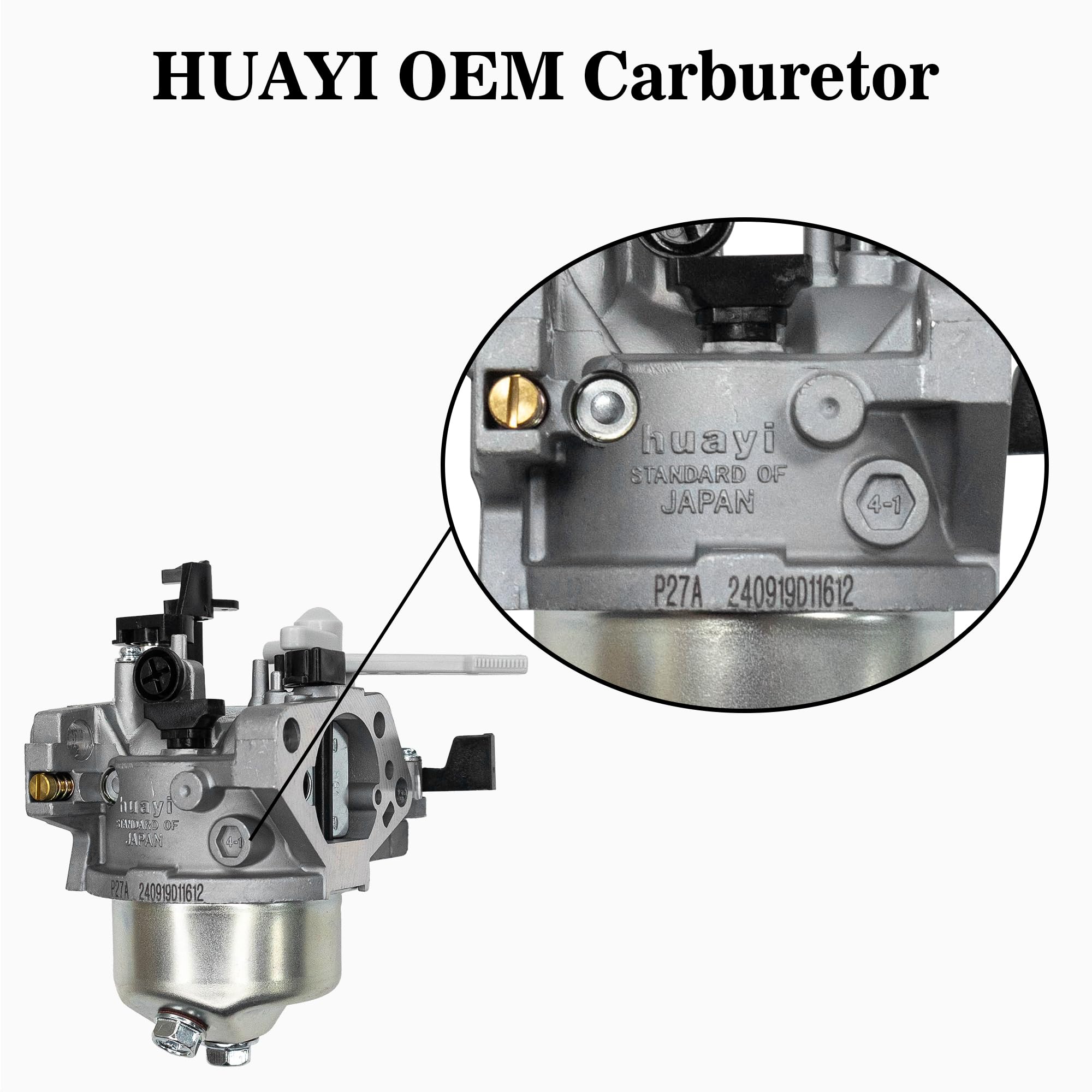 fullas Huayi P27 mounted on engine demonstrating direct-replacement fit and ease