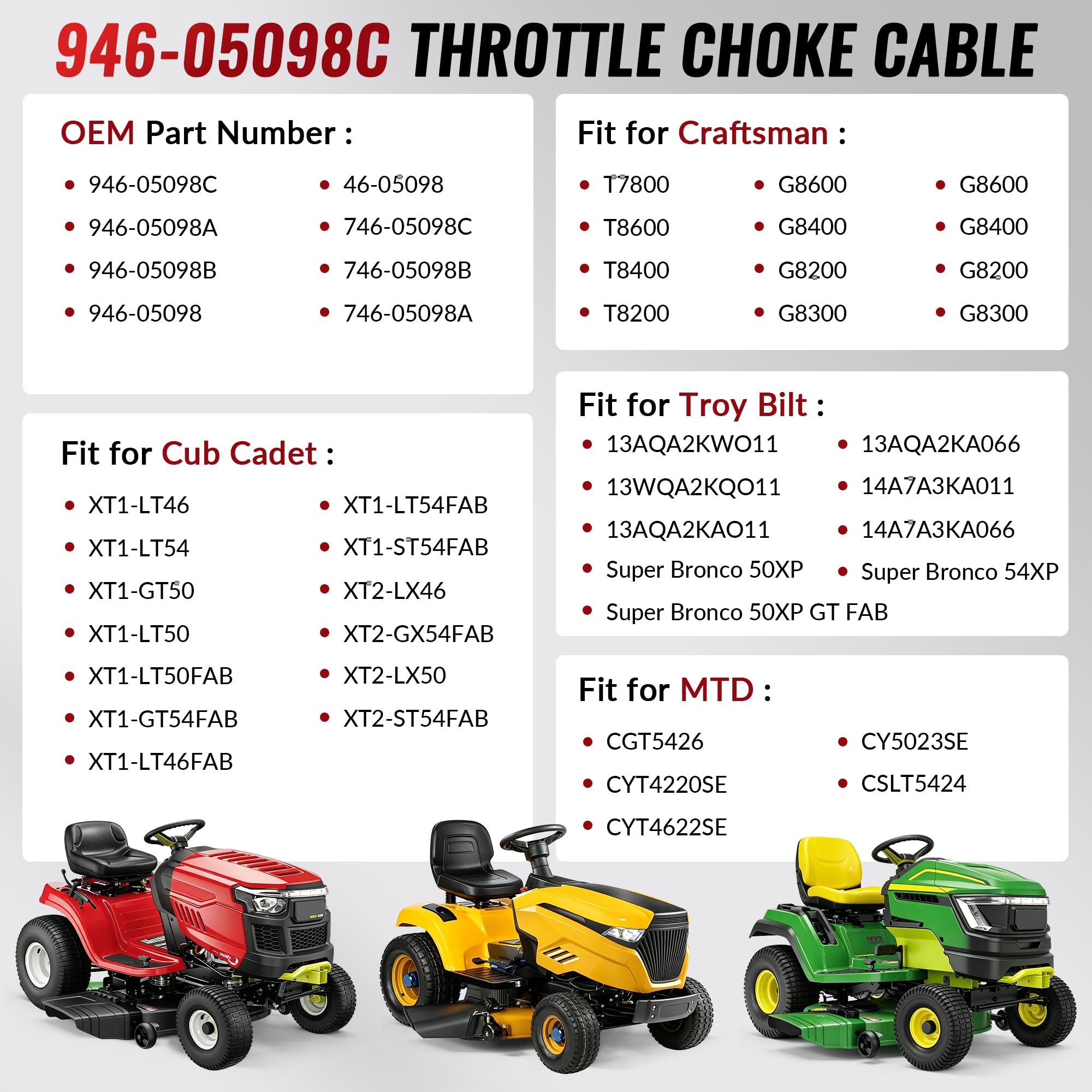 fullas cable in use while mowing demonstrating reliable engine control